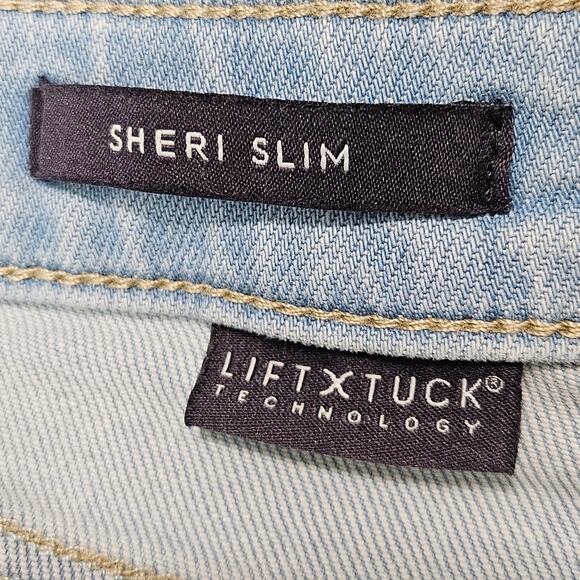 NYDJ WOMEN'S SHERI SLIM LIFT X TUCK TECHNOLOGY BLUE JEAN PANT SIZE 16, 38W X 29L - Picture 12 of 16